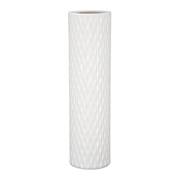 Bílá keramická váza Mauro Ferretti Inch, výška 61 cm
