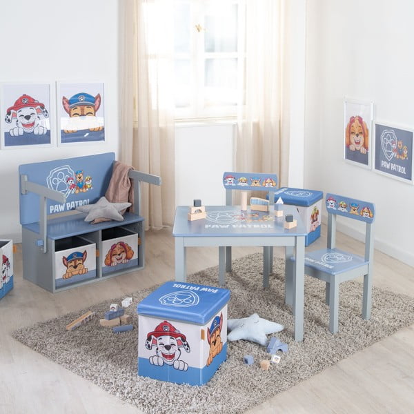 Látkové dětské organizéry na hračky v sadě 2 ks 27x27x27 cm Paw Patrol – Roba-image-2