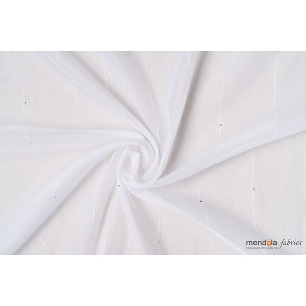 Bílá záclona 140x260 cm Michelle – Mendola Fabrics