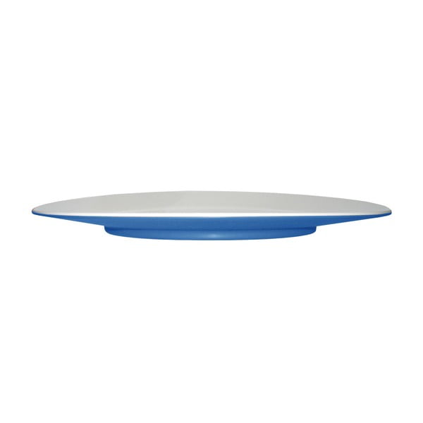 Modrý dezertní talíř Entity, 21 cm