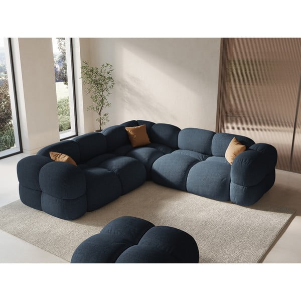 Tmavě modrá rohová pohovka Loretto – Cosmopolitan Design-image-1