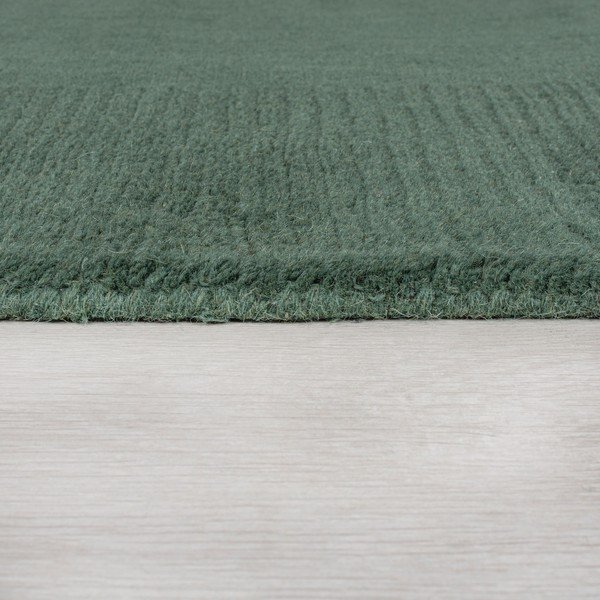 Tmavě zelený vlněný koberec Flair Rugs Siena, 120 x 170 cm-image-2
