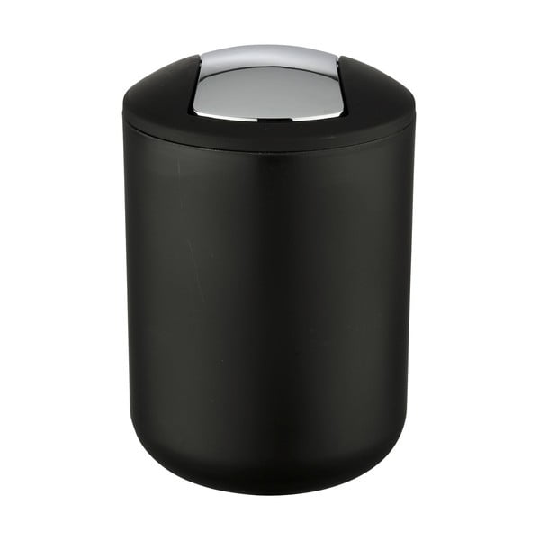 Černá plastová sada doplňků do koupelny Brasil – Wenko-image-2