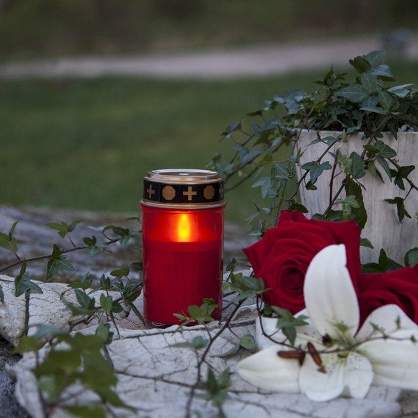 Venkovní LED svíčka (výška 12 cm) Serene – Star Trading-image-1