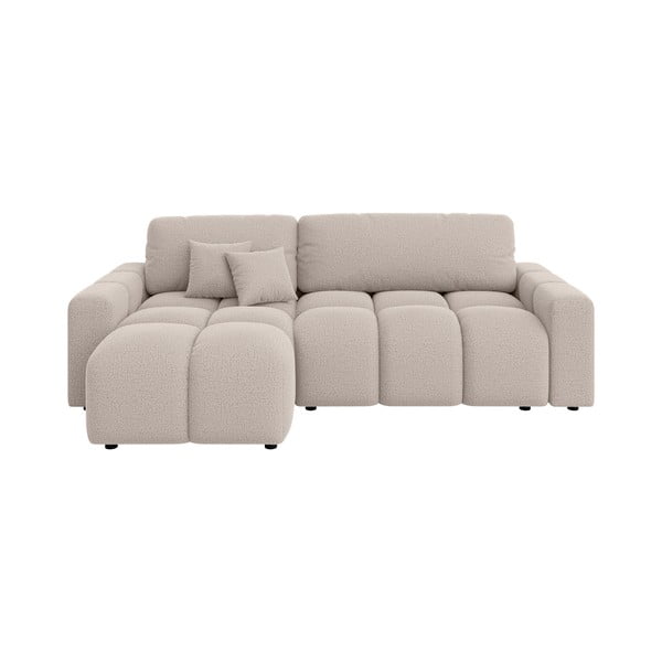 Béžová rozkládací rohová pohovka (variabilní) Luki – Ropez