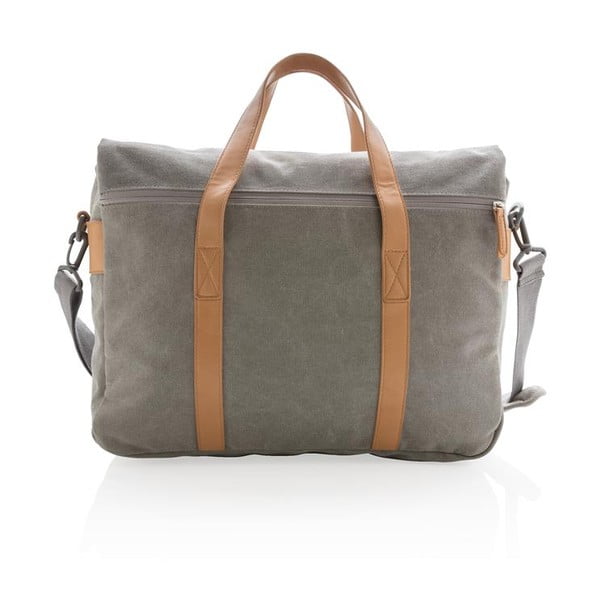 Šedá plátěná taška na notebook 15,6'' XD Collection, 16 l-image-2