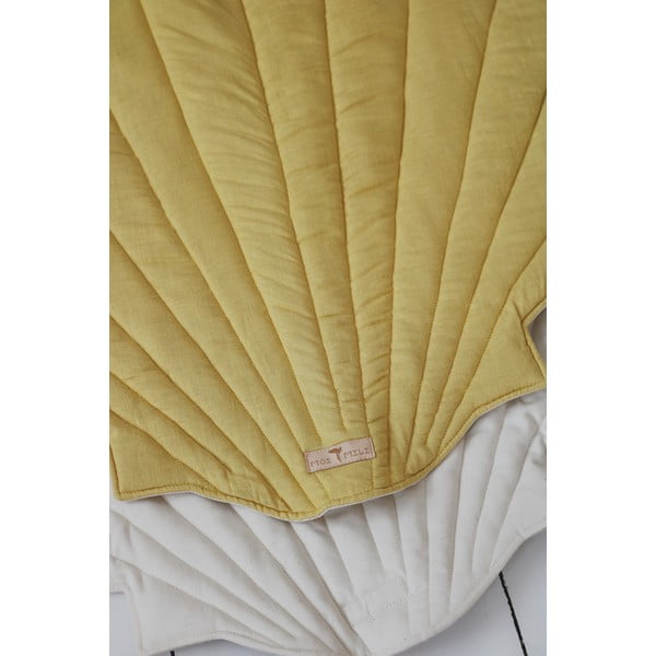 Žlutá dětská hrací deka Honey - Moi Mili-image-4