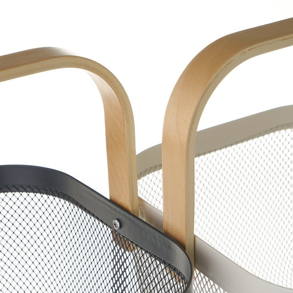 Drátěné kovové košíky v sadě 2 ks - Casa Selección-image-2