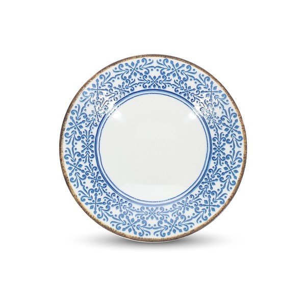 Bílá/modrá porcelánová polévková miska 1 l Azul – BonBistro-image-3