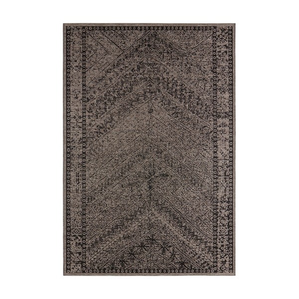 Hnědo-černý venkovní koberec NORTHRUGS Mardin, 160 x 230 cm