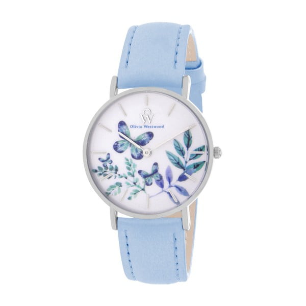 Dámské hodinky s řemínkem v modré barvě Olivia Westwood Manna