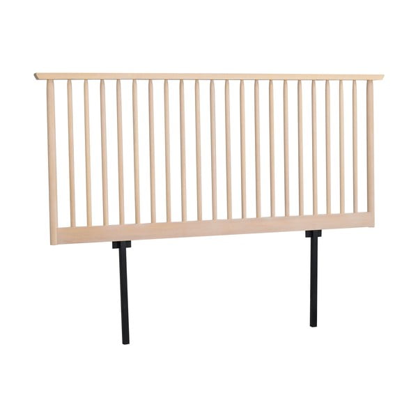 Čelo postele z dubového dřeva v přírodní barvě 194x84 cm Riggins - Rowico-image-3