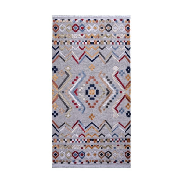 Šedý koberec s příměsí bavlny Vitaus Milas, 160 x 230 cm