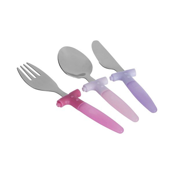 3dílná sada dětského příboru z nerezové oceli Premier Housewares Rainbow-image-2