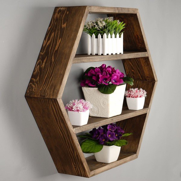 Dřevěná police Honeybee-image-3