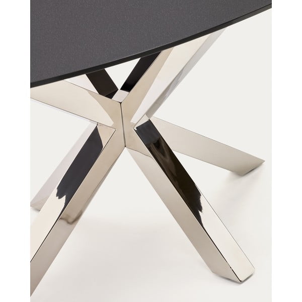 Jídelní stůl se skleněnou deskou 100x200 cm Argo – Kave Home-image-1