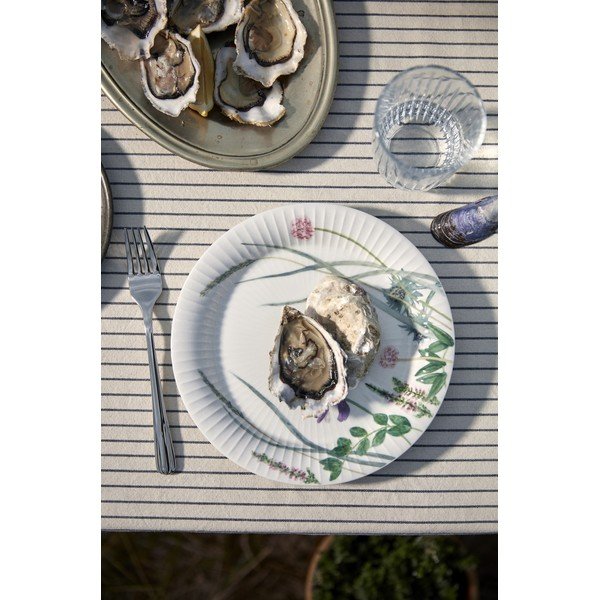 Bílý dezertní  porcelánový talíř ø 22 cm Hammershøi Summer – Kähler Design-image-1