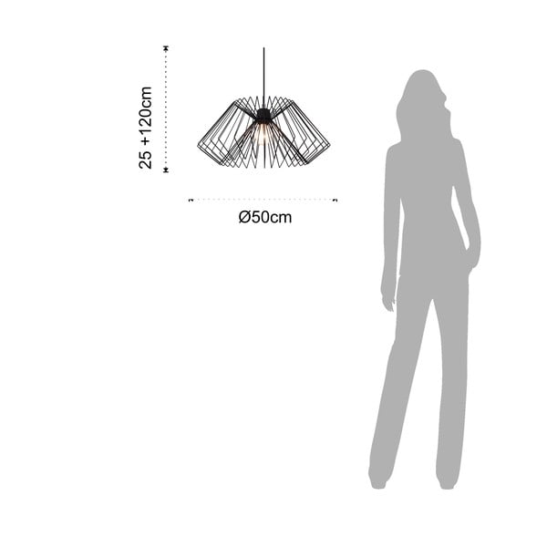 Černé stopní svítidlo Tomasucci Cage-image-3