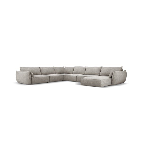 Světle šedá rohová pohovka (levý roh) Vanda – Mazzini Sofas-image-2
