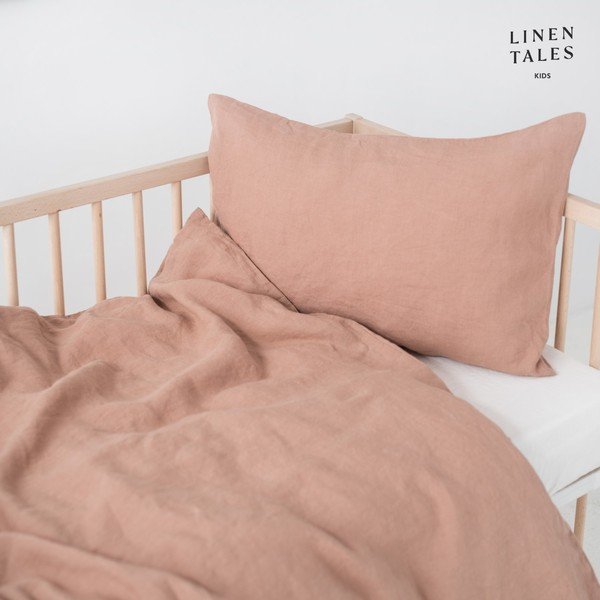 Lněné dětské povlečení do postýlky 100x140 cm – Linen Tales-image-4