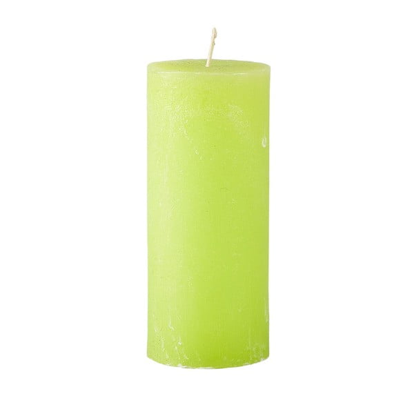 Zelená svíčka KJ Collection Konic, ⌀ 6 x 14 cm