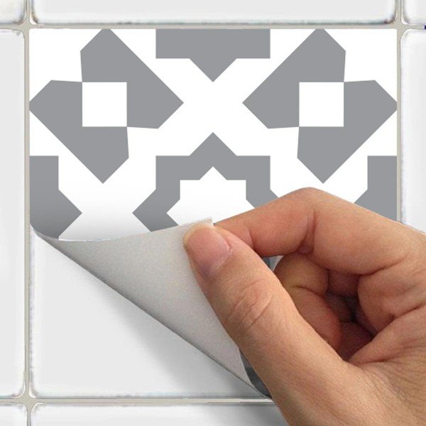 Sada 24 nástěnných samolepek Ambiance Wall Decal Tiles Azulejos Badgio, 10 x 10 cm-image-3