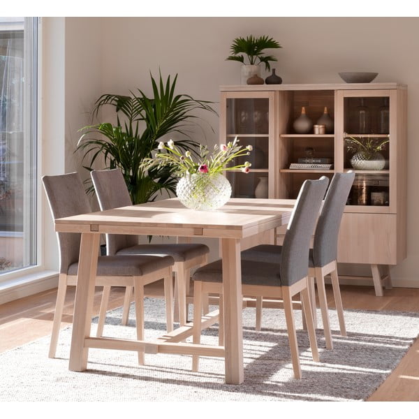 Matně lakovaný dubový jídelní stůl Rowico Brooklyn, 170 x 95 cm-image-1