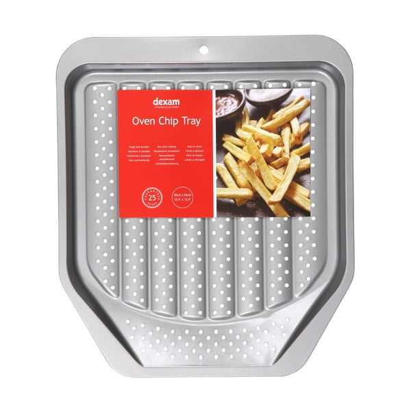 Plech na pečení hranolků s nepřilnavým povrchem Dexam Oven Chip, 39 x 34 cm