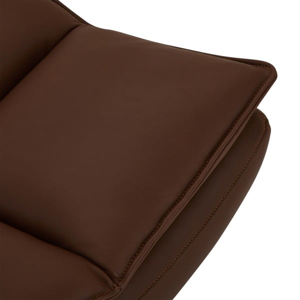 Tmavě hnědá kožená podnožka Miami – Furnhouse-image-3