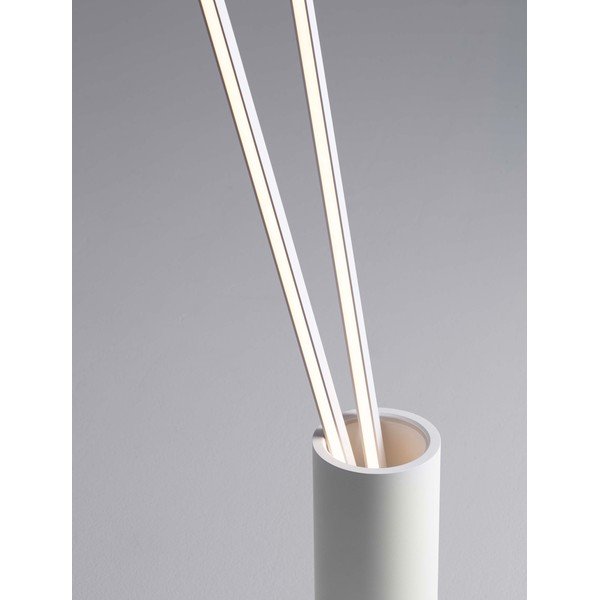 Matně bílá kovová LED stojací lampa s ohybatelnou konstrukcí (výška 181 cm) Kimolia – Nova Luce-image-1