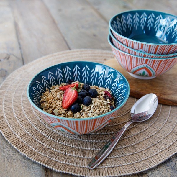 Keramická miska Kitchen Craft Folk, ø 16 cm-image-1