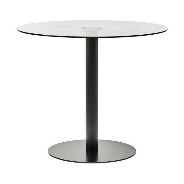 Kulatý jídelní stůl se skleněnou deskou ø 90 cm Metropolitan – Premier Housewares