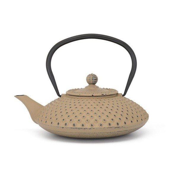 Béžová konvice na čaj z litiny 1,25 l Xilin – Bredemeijer