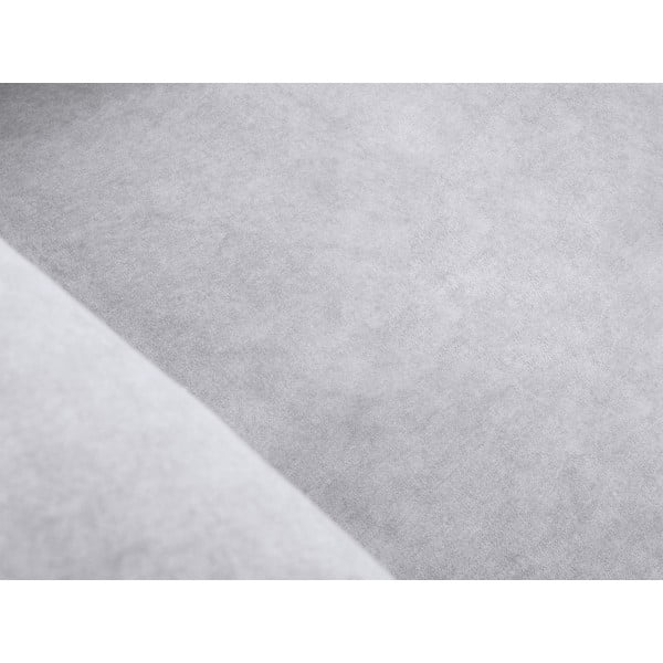 Světle šedá sametová pohovka 242 cm Erin – Micadoni Home-image-1