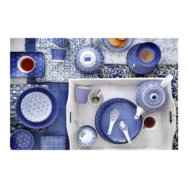 Sada 2 modrých porcelánových hrnků Tokyo Design Studio Dots & Clouds-image-2