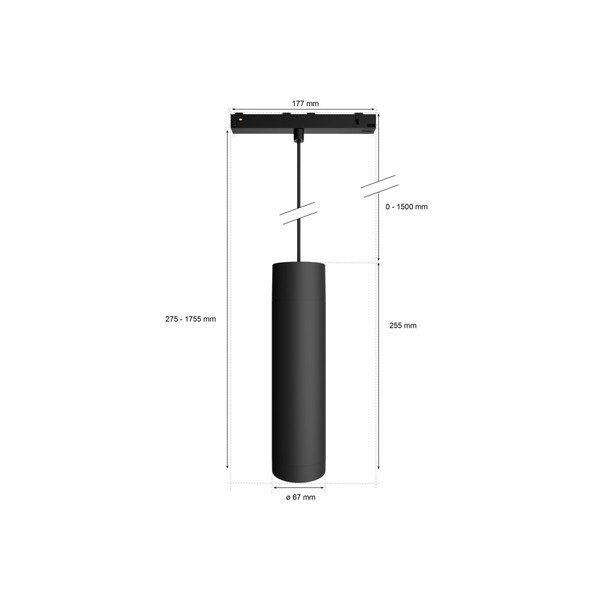 LED smart závěsné svítidlo 5 W Perifo – Philips Hue-image-1