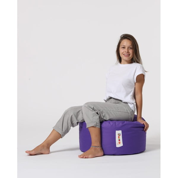 Fialový zahradní taburet Round – Floriane Garden-image-1