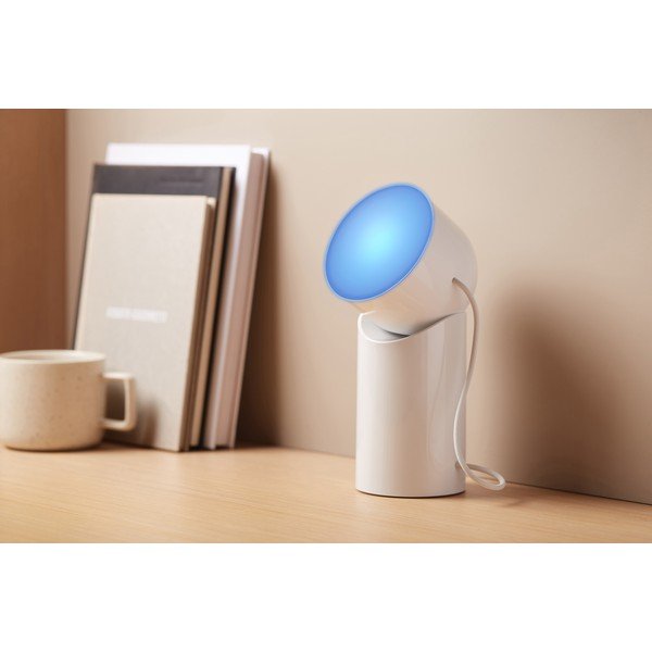 Bílá LED stolní lampa (výška 14 cm) Orbe – Lexon-image-1
