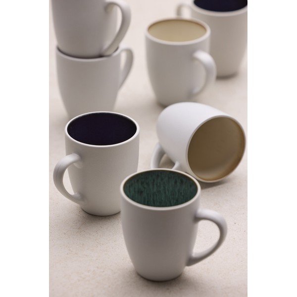 Bílý/zelený keramický hrnek 300 ml Gastro White/Green – Bitz-image-1