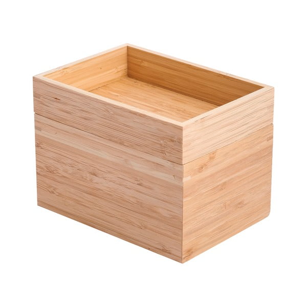 Bambusový koupelnový organizér na kosmetiku v přírodní barvě Isalys – MSV-image-2