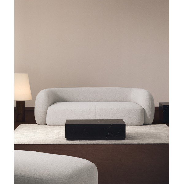 Černý mramorový konferenční stolek 50x100 cm Sorein – Kave Home-image-2
