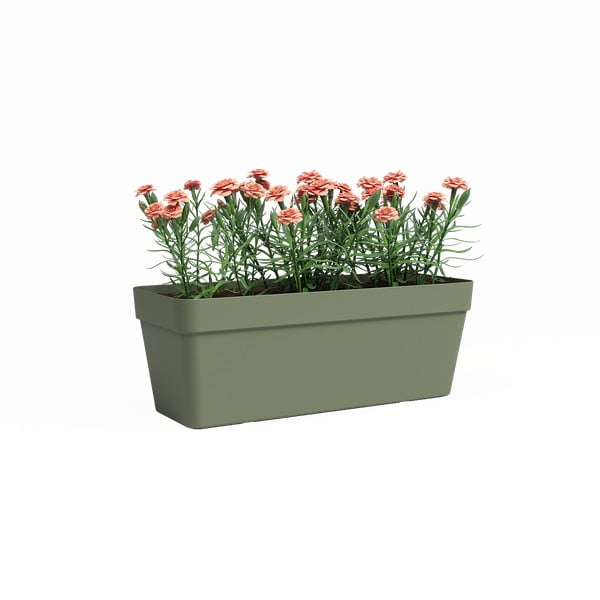 Samozavlažovací truhlík z recyklovaného plastu 50 cm Capri – Artevasi-image-1