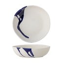 Bílo-modrá miska z kameniny 2,22 l Okayama – Bloomingville