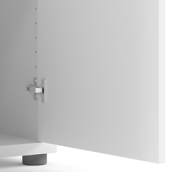 Bílá modulární knihovna 89x113 cm Prima – Tvilum-image-4