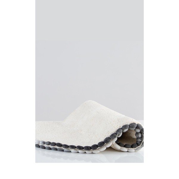 Krémová bavlněná koupelnová předložka Irya Home Collection Ronan, ø 90 cm-image-3