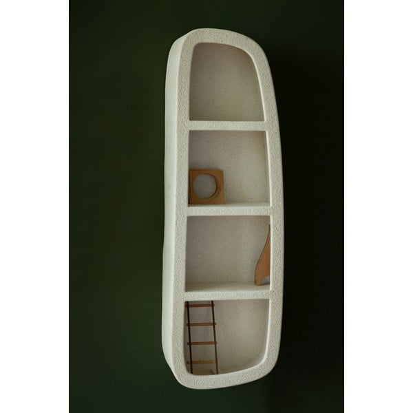 Krémová patrová police 38 cm Veda – Dutchbone-image-2