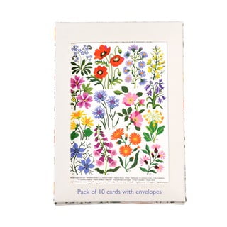 Přání v sadě 10 ks Wild Flowers – Rex London