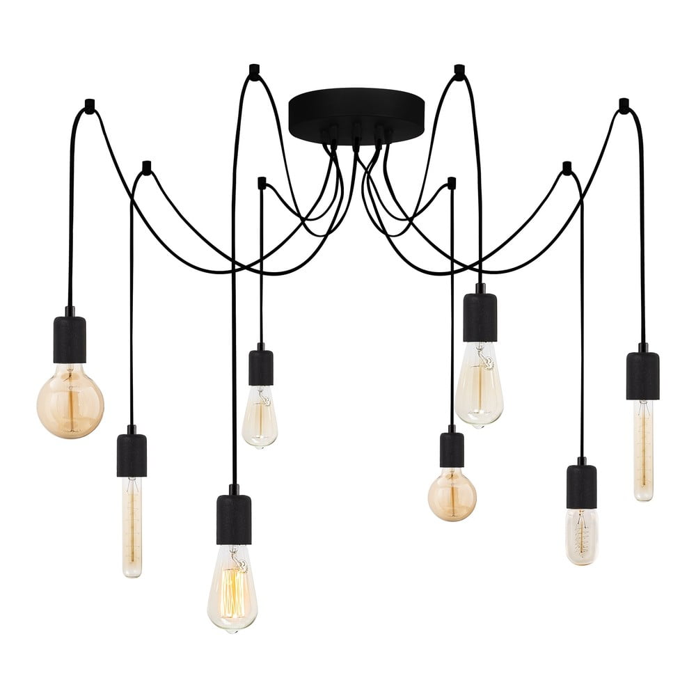 Černé závěsné svítidlo Kabluni – Opviq lights