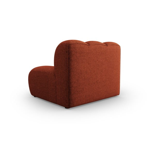 Modul pohovky v cihlové barvě (středový díl) Lupine – Micadoni Home-image-3