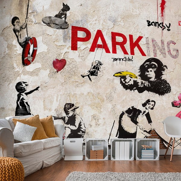 Velkoformátová tapeta Artgeist Graffiti Collage, 350 x 245 cm